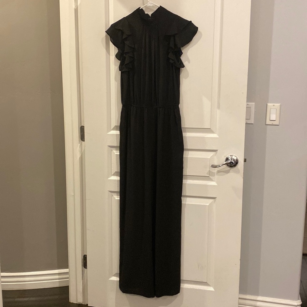 Express high neck black pants jumpsuit